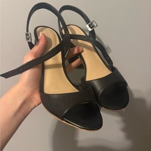 Gianni Bini Black Strappy Heels